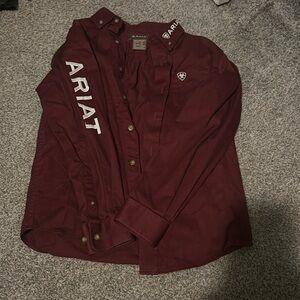 Boys ariat dress shirt.